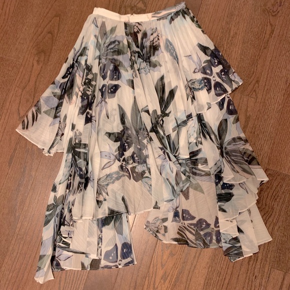 Keepsake pleated floral mini midi skirt - Picture 1 of 3